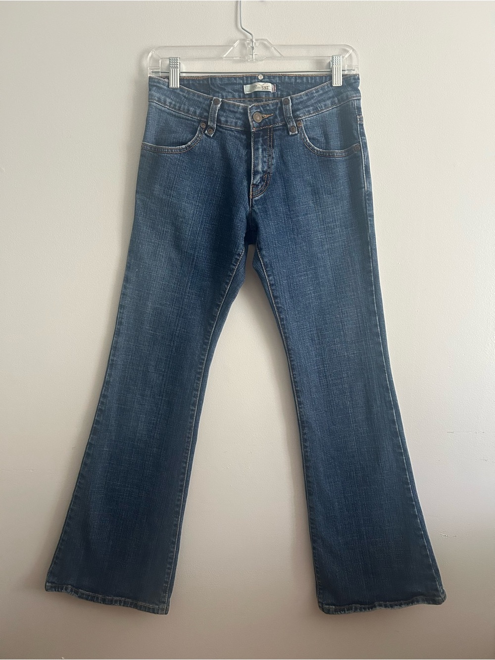 Vintage Levi’s 537 Low Flare Low Rise Blue Jeans Rodeo Y2K Western Boho